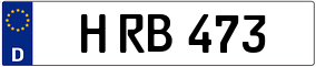 Truck License Plate